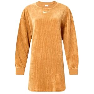 Nike Velour Long Sleeves Crewneck Dress
